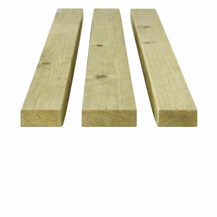 Vuren geïmpregneerd groen 18x45mm